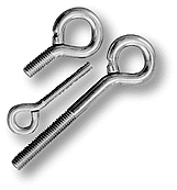 Eye Bolt 1pc 1/2" x 8" Drop Forged Galvanized EyeBolt for Batting Cage Cable Kit 