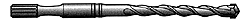 SDS-Plus carbide drill bit drawing